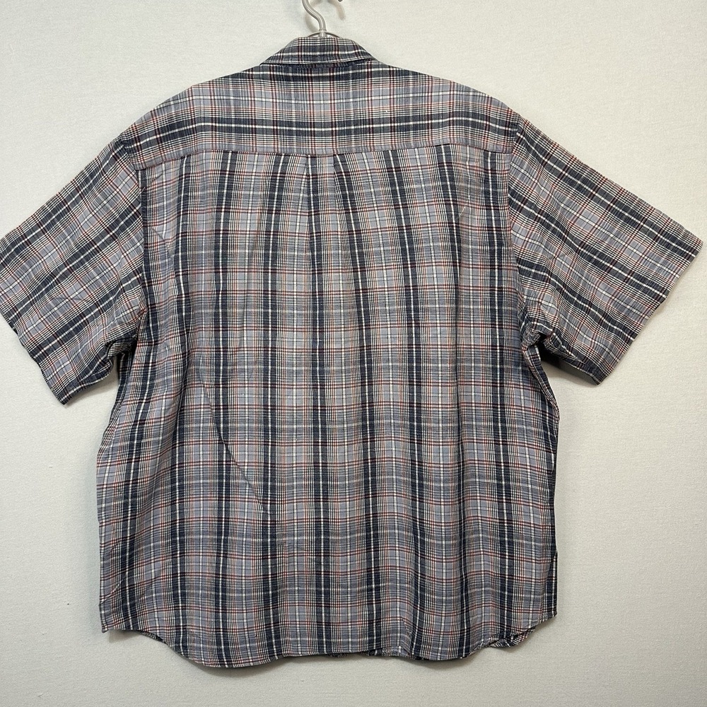 FieldMaster Button Up Short Sleeve Shirt 2XL Linen/Cotton Blend - Picture 2 of 7